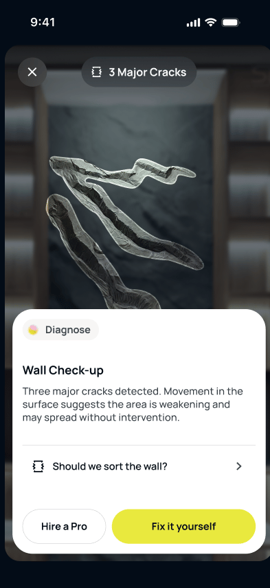 Get clear guidance screen