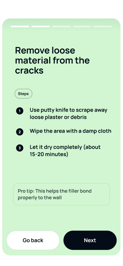 Resolve with confidence screen