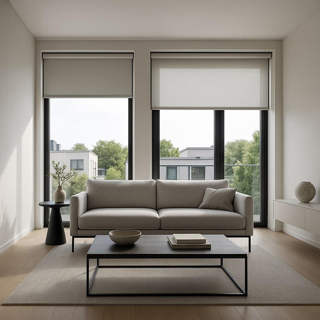 Illustration of broken motorized blinds