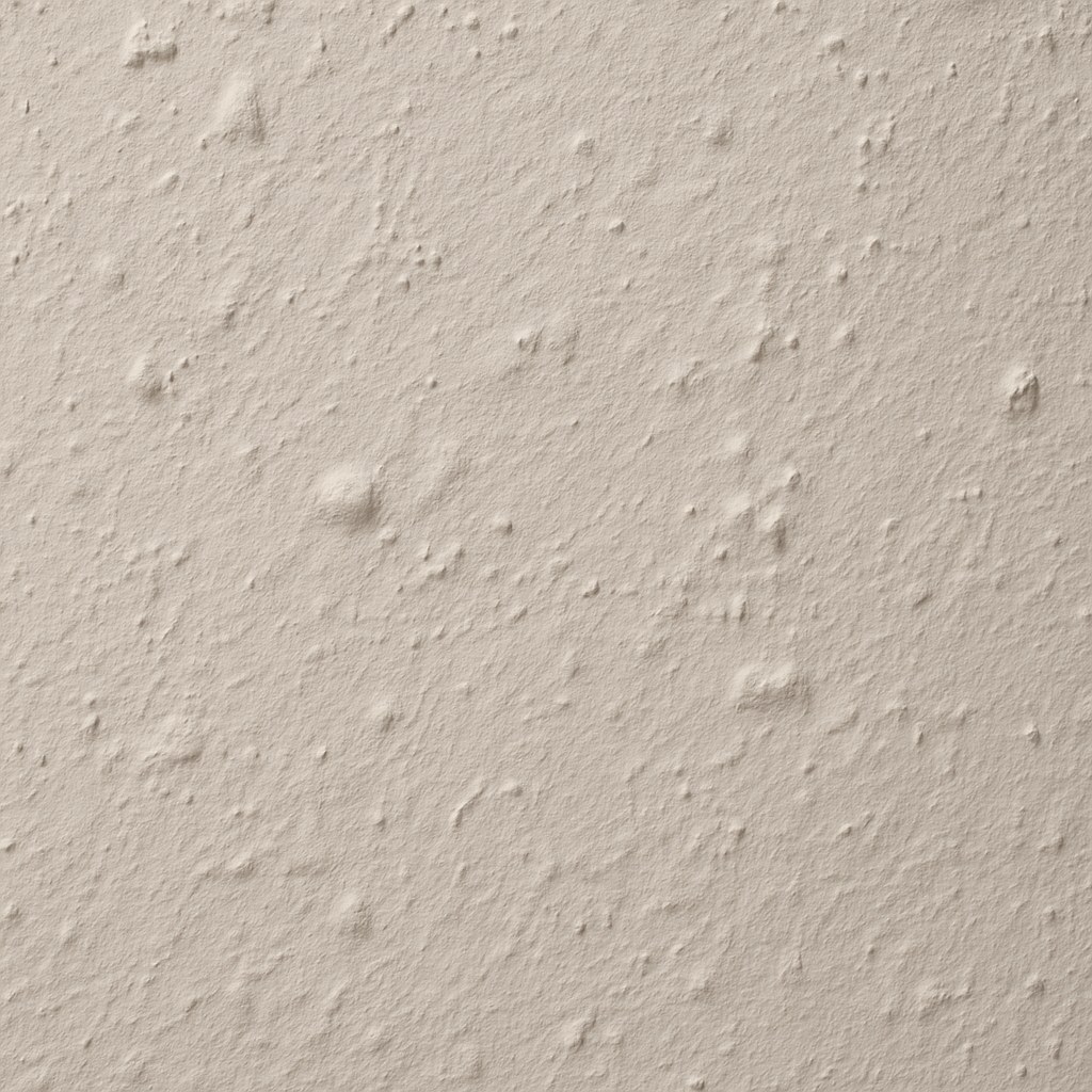 Close-up of a bumpy and uneven wall surface before repair